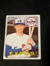 1969 Topps #442 Ty Cline Expos