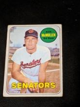 1969 Topps #319 Ken McMullen Vintage Washington Senators Baseball Card