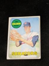 1969 Topps #246 Joe Coleman Washington Senators Vintage Baseball Card