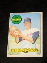 1969 Topps #246 Joe Coleman Washington Senators Vintage Baseball Card