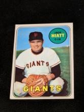 1969 Topps # 204 Jack Hiatt San Francisco Giants Team