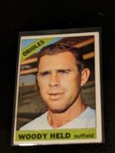 1966 Topps Woodie Held Baltimore Orioles Vintage Baseball Card #136
