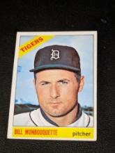 1966 Topps 429 Bill Monbouquette Detroit Tigers Vintage Baseball Card