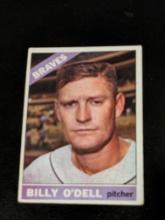 1966 Topps 237 Billy O'Dell Atlanta Braves Vintage Baseball Card