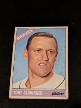1966 Topps Tony Cloninger #10 Atlanta Braves Vintage Baseball Card