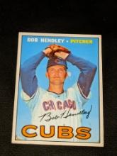 1967 Topps #256 Bob Hendley Chicago Cubs Vintage Baseball Card