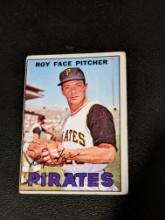 Vintage 1967 Topps #49 Roy Face Pittsburgh Pirates Baseball Card