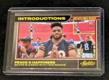2023 Panini Absolute Introductions #8 Roschon Johnson Peace & Happiness Bears RC