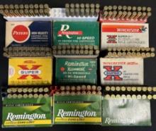 Lot 167 Rounds 30-06 Springfield High Velocity Peters Winchester Remington 9 Original Boxes