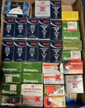 Lot 32 .22 Cal Long Rifle Ammo Boxes CCI Federal Winchester Remington