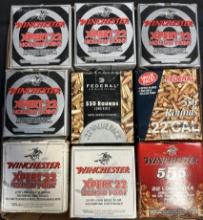 4500+ Rounds 9 Boxes Winchester Xpert 22 Hollow Point .22 Cal Long Rifle