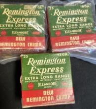 3 Full Boxes Remington Express 12 Gauge 2 3/4 IN Shotgun Ammunition