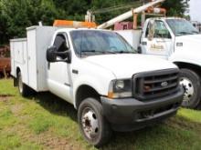 2002 FORD F550 SERVICE TRUCK