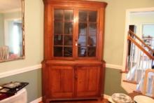 Vintage Corner Hutch 56"x88"