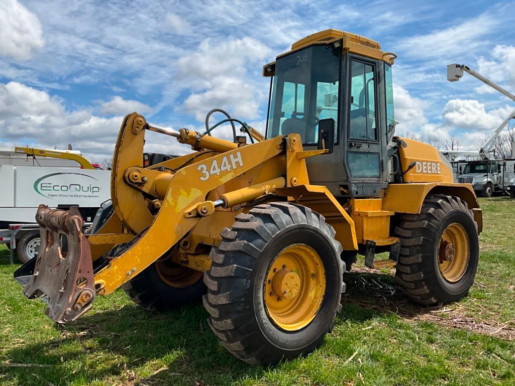 2002 JOHN DEERE 344H ARTICULATING WHEEL LOADER