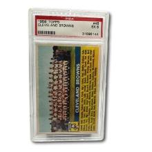 1956 Topps Cleveland Browns Graded Ex 5 Team Trading Card