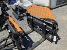 2023 WOLVERINE 48 IN. HYD. ADJUSTABLE SKID STEER FORKS (UNUSED)