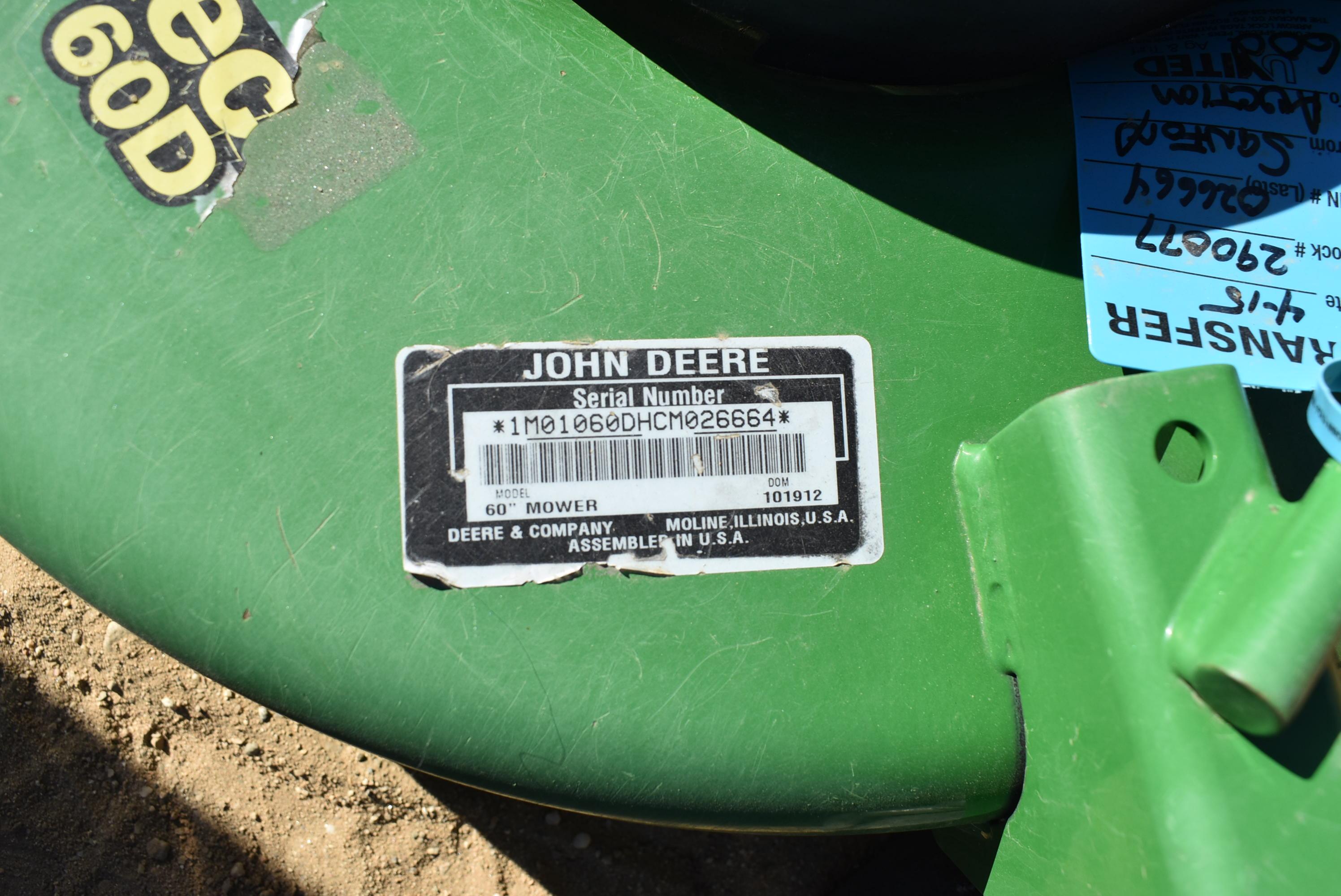 New in the box John Deere Autoconnect 60D mowing deck