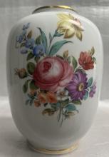 Wein Augarten Austria Porcelain Floral Vase
