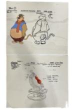 Hand-Painted Animation Cels | Walt Disneys Tale Pin | NO COA