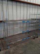 NEXEL STAINLESS STEEL MOBILE RACK