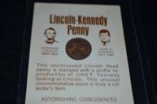 Comparisson Of The Lincoln / Kennedy Penny