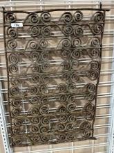Antique Scrolled Wrought Iron Architectural Panel