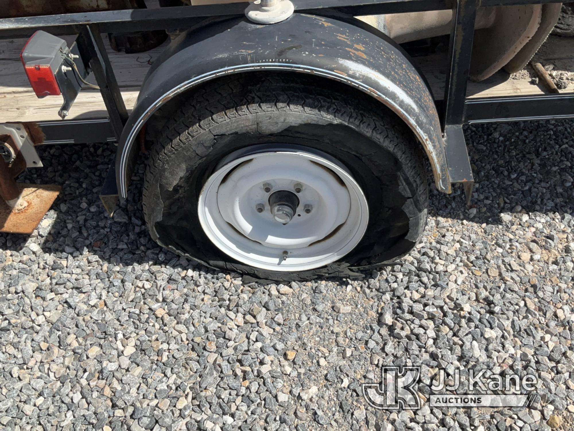 (Las Vegas, NV) 1994 Big Tex Flatbed Trailer 2 In. Ball, Deck 8 Ft. 3 In. Long, 5 Ft. Wide Bad Tires