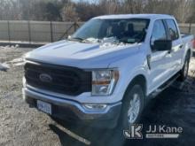 (Kings Park, NY) 2021 Ford F150 Crew-Cab Pickup Truck Runs & Moves, Check Engine Light On, Body Dama