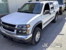(Harmans, MD) 2008 Chevrolet Colorado Crew-Cab Pickup Truck Runs & Moves, Rust & Body Damage