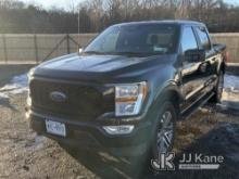 (Kings Park, NY) 2021 Ford F150 XLT 4x4 Crew-Cab Pickup Truck Runs & Moves, Minor Body Damage) (Insp