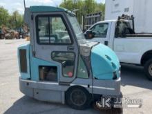 (Chester Springs, PA) Tennant S30 Industrial Ride On Sweeper Not Running, Condition Unknown) (Inspec