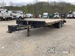 (Smock, PA) 2008 Millennium 0D25PG T/A Tagalong Flatbed Equipment Trailer Rust Damage, Seller States