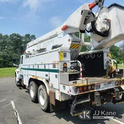(Bellport, NY) Altec A55E-OC, Material Handling Bucket Truck rear mounted on 2009 International 4400