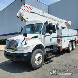 (Bellport, NY) Altec A55E-OC, Material Handling Bucket Truck rear mounted on 2009 International 4400