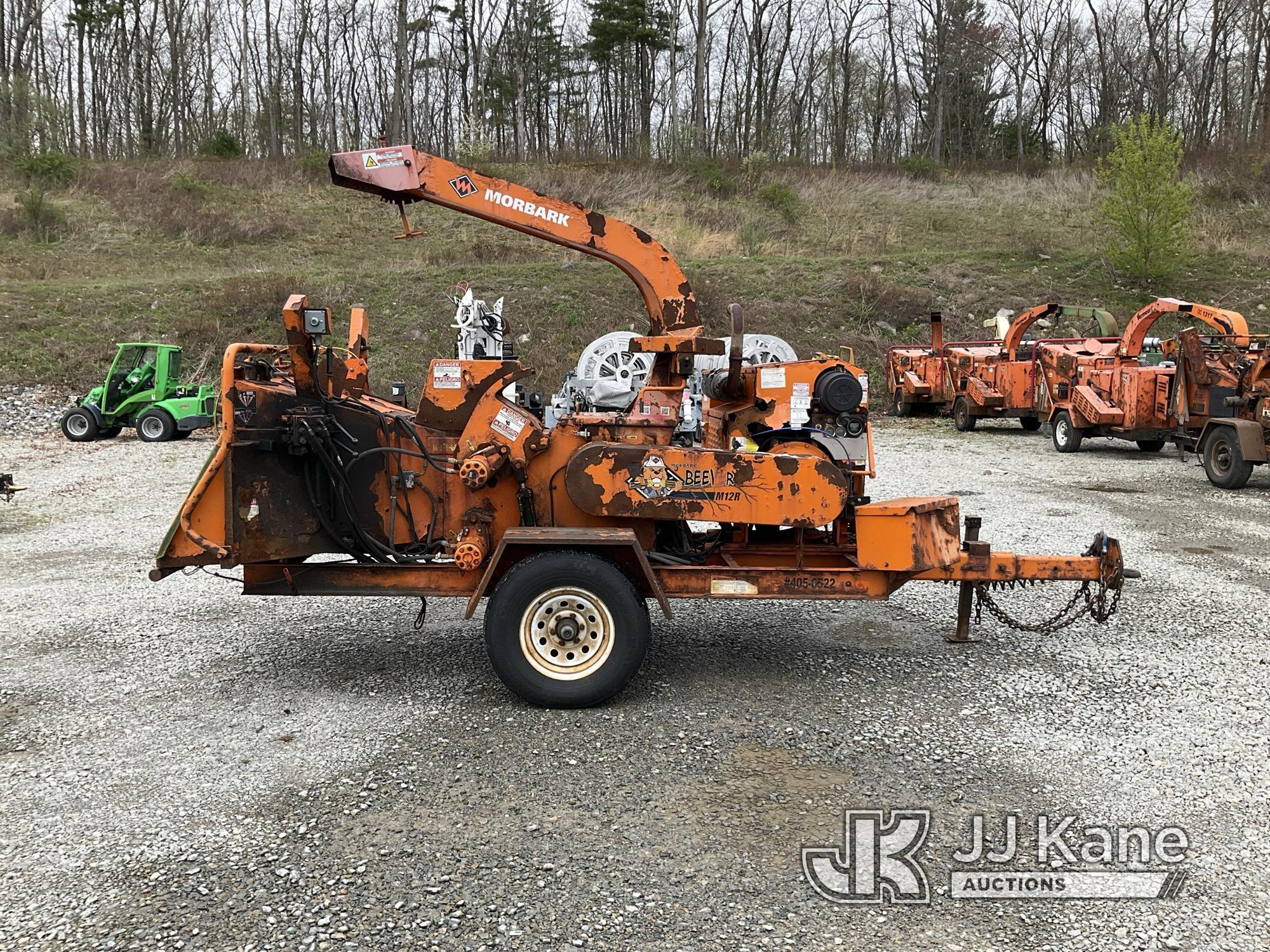 (Shrewsbury, MA) 2016 Morbark M12R Chipper (12in Drum) Runs, Operating Condition Unknown, Body & Rus