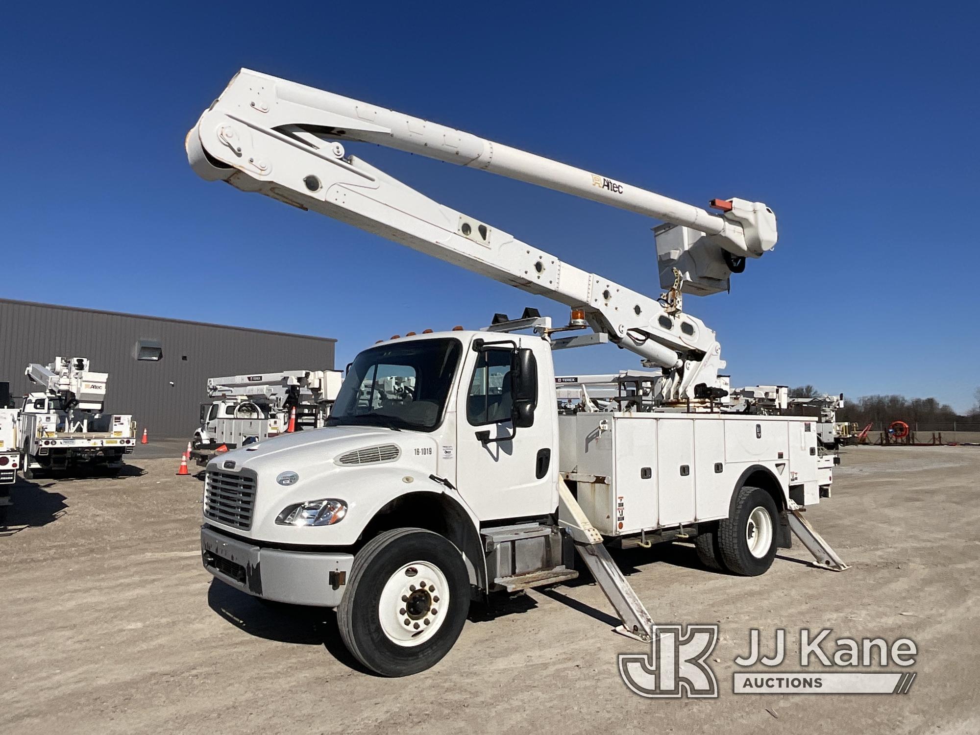 (Pataskala, OH) Altec AA55E, Material Handling Bucket Truck rear mounted on 2019 Freightliner M2 106