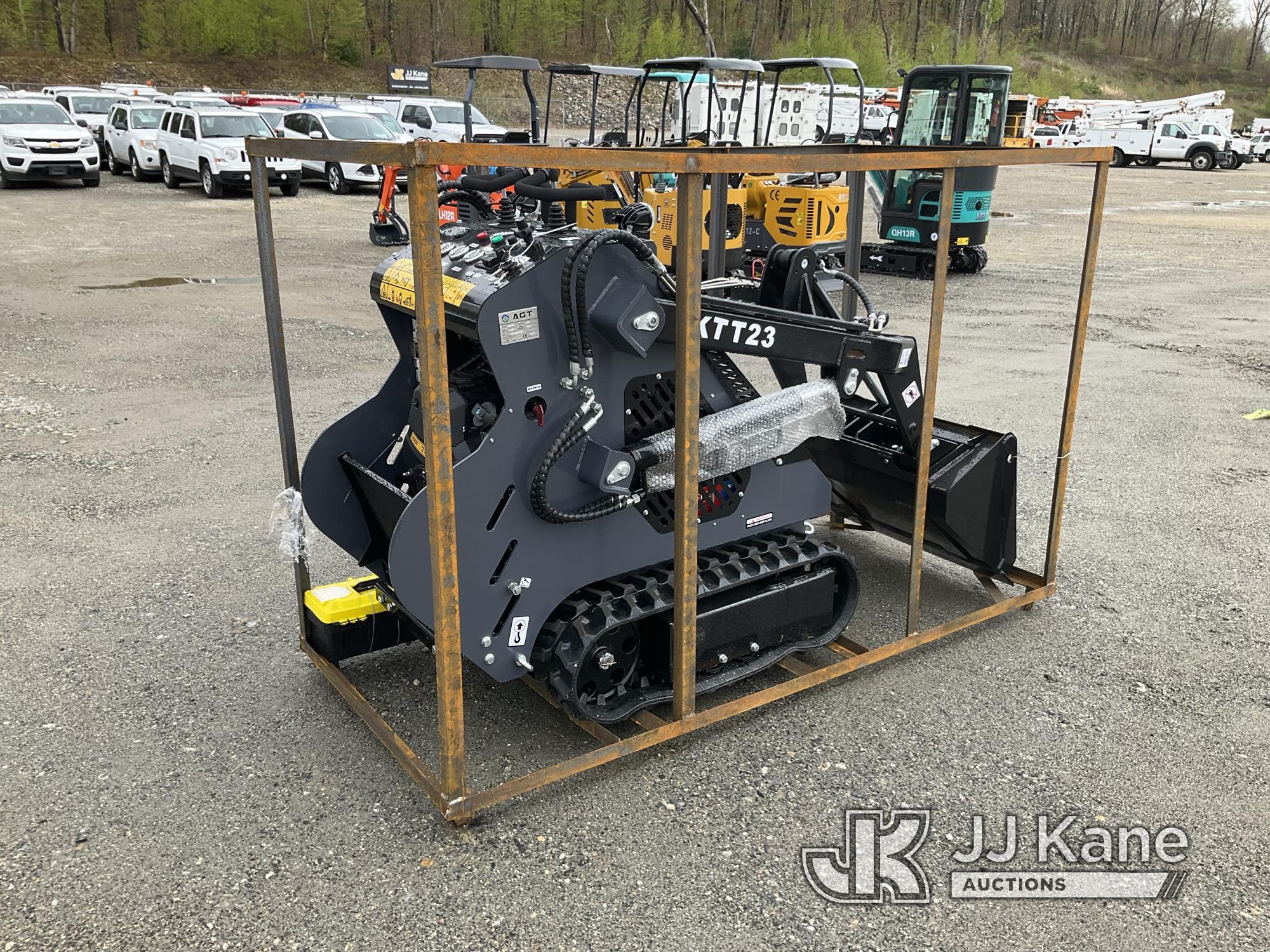 (Shrewsbury, MA) 2024 Agrotk KRT23 Walk-Behind Crawler Skid Steer Loader New/Unused