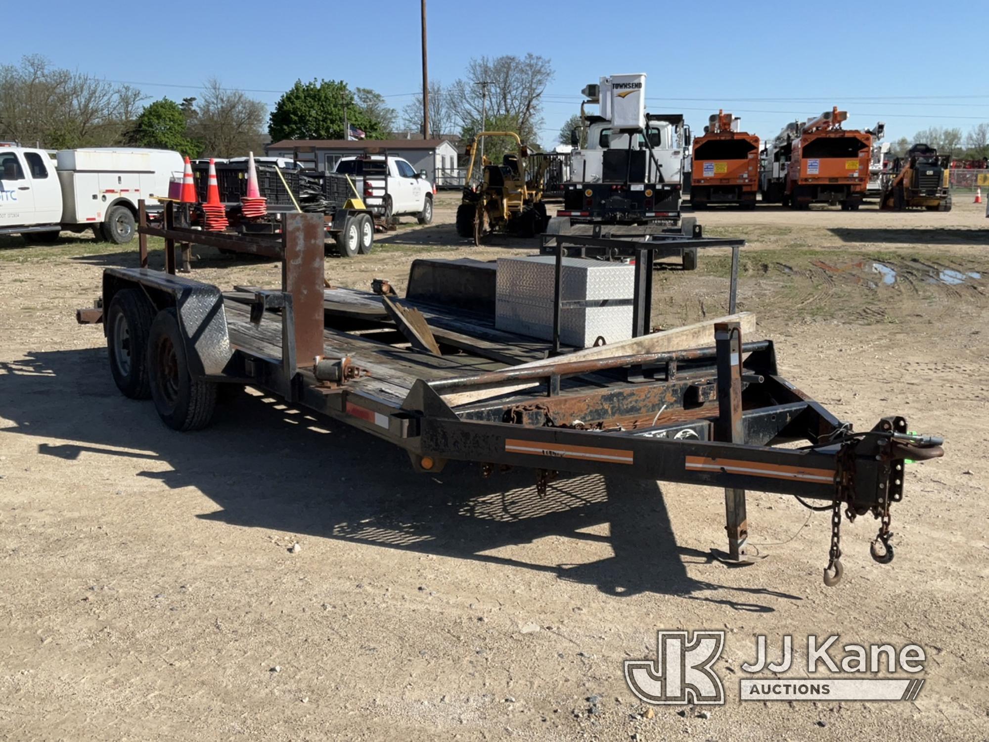 (Charlotte, MI) 2005 Brim T/A Tagalong Flatbed Trailer Rotted Deck Boards