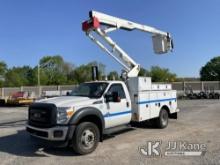 (Plymouth Meeting, PA) Versalift SST40EIH-01, Articulating & Telescopic Bucket Truck center mounted