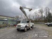 (Victor, NY) Altec AM55-E, Over-Center Material Handling Bucket Truck rear mounted on 2018 Freightli