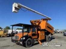 (Plymouth Meeting, PA) Altec LRV56, Over-Center Bucket Truck mounted behind cab on 2011 Freightliner