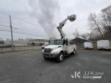 (Rensselaer, NY) Altec TA41M, Articulating & Telescopic Material Handling Bucket Truck mounted behin