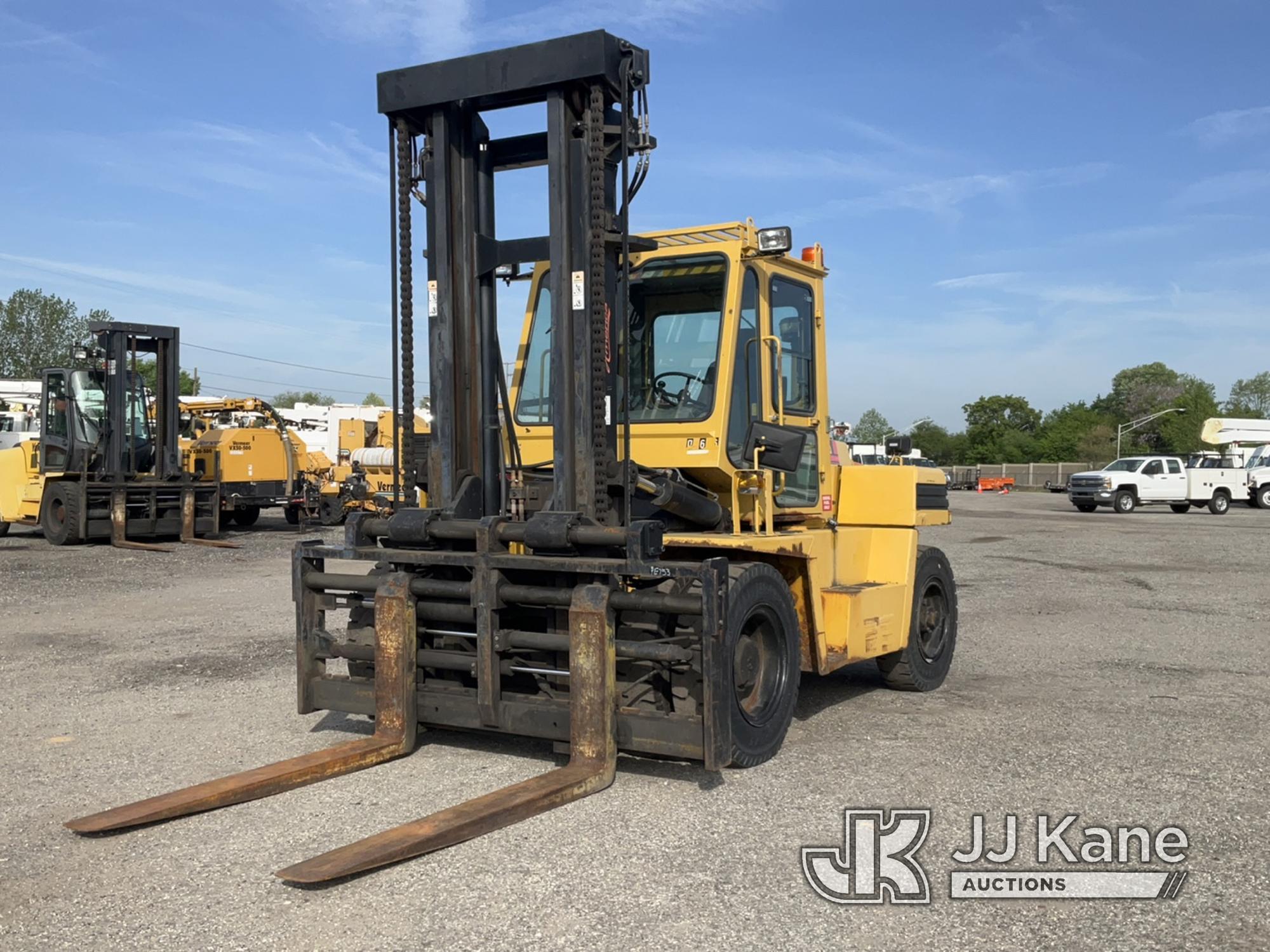 (Plymouth Meeting, PA) 2004 Daewoo D120 Solid Tired Forklift Runs Moves & Operates, Bad Fuel Shut Of