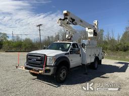 (Fort Wayne, IN) Altec AT40M, Articulating & Telescopic Material Handling Bucket Truck mounted behin