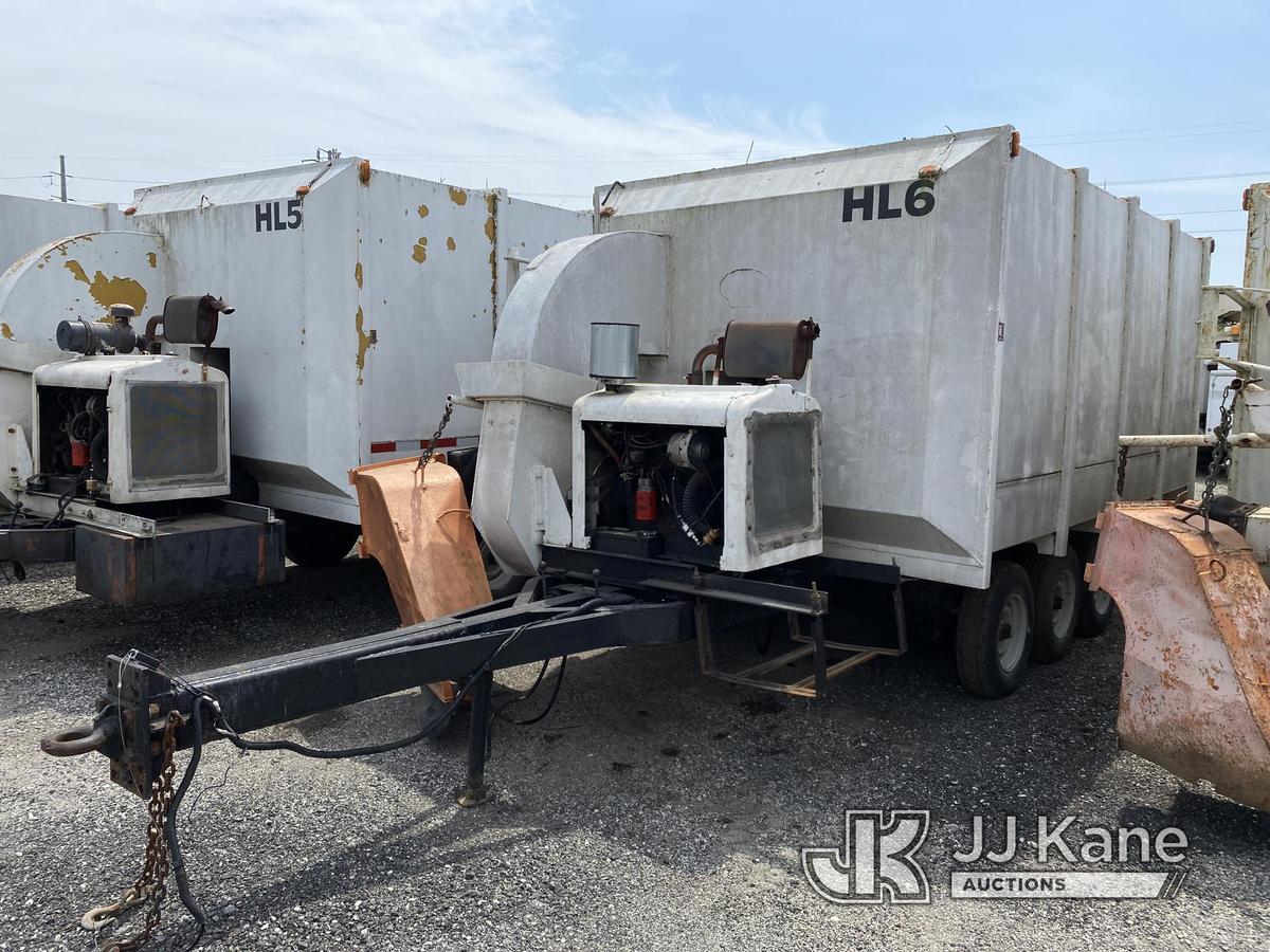 (Plymouth Meeting, PA) 1988 American Road Machinery ALC-25 Portable Leaf Vacuum, Trailer Mtd. Cranks