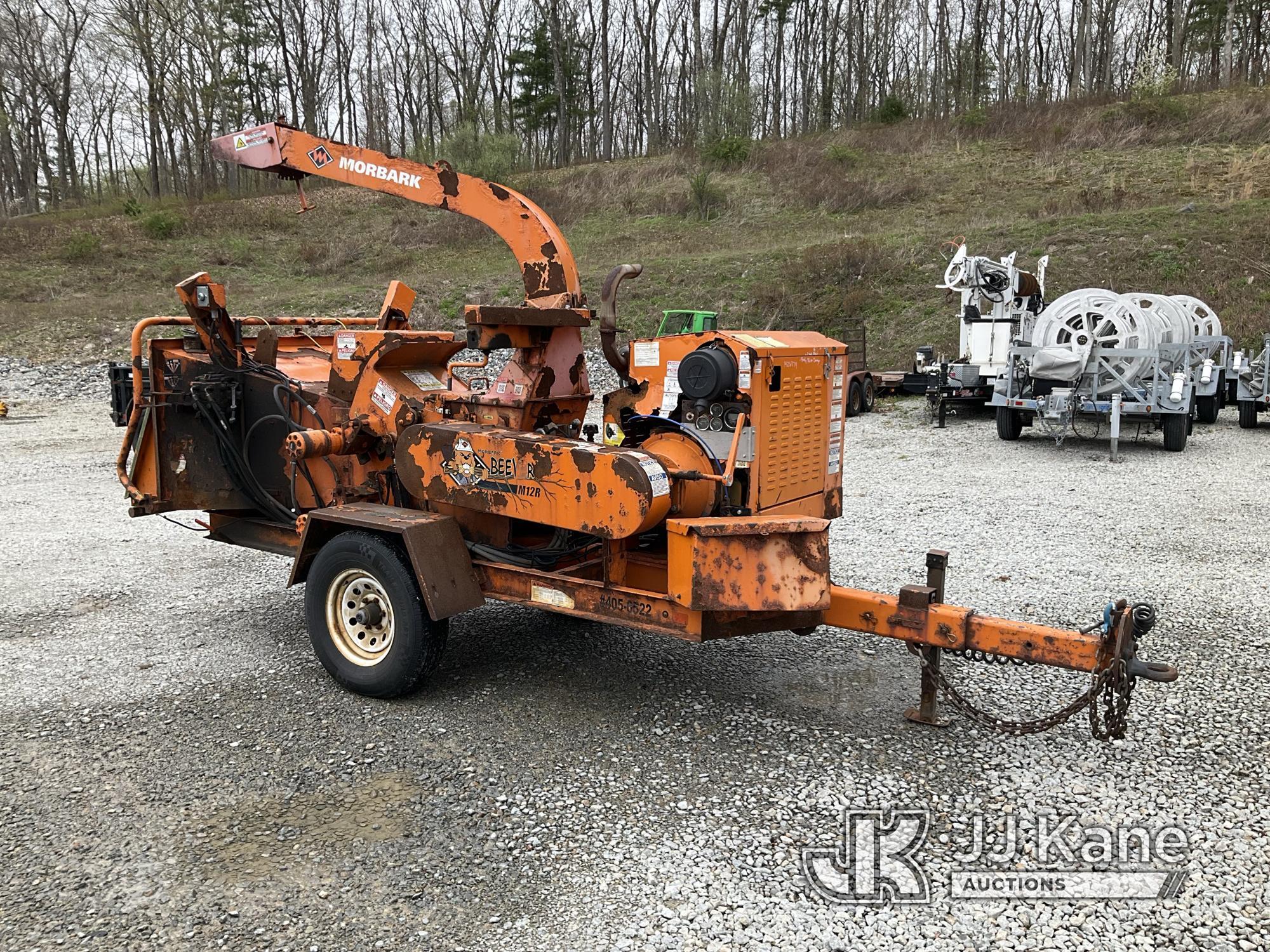 (Shrewsbury, MA) 2016 Morbark M12R Chipper (12in Drum) Runs, Operating Condition Unknown, Body & Rus