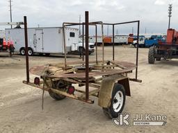 (Charlotte, MI) 1985 Custombuilt Coil Pipe Trailer No Title, Reel/Spindle Broken