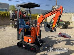 (Jurupa Valley, CA) 2024 AGT LH12R Mini Hydraulic Excavator, bkt, ripper, 2 ft 8 in. stick, aux hyd,