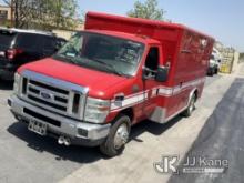 (Jurupa Valley, CA) 2008 Ford E450 Cutaway Ambulance Runs & Moves